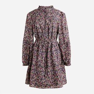 J. Crew Button Up Mini Dress in Sunny Meadow